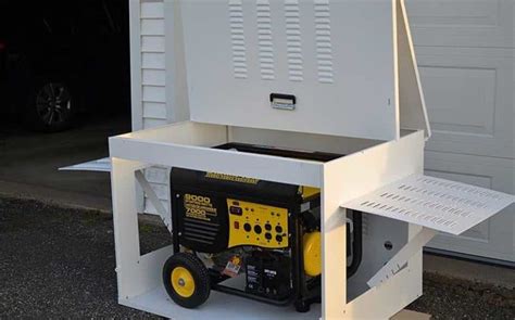 portable generator outdoor storage box